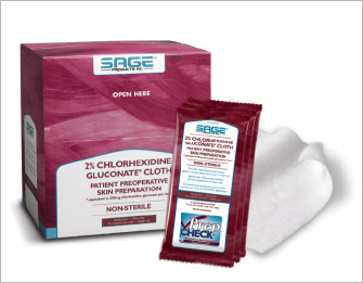 Sage 2% CHG Cloths
